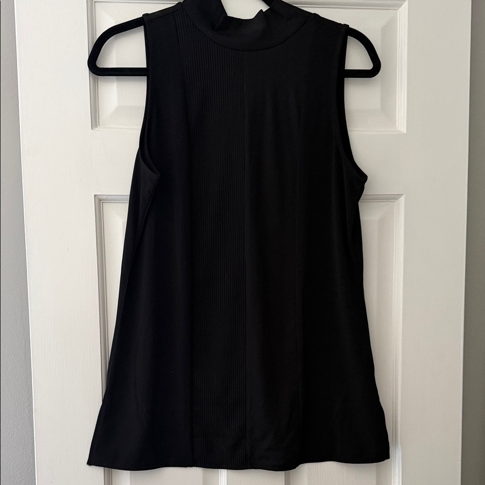 Worthington Elegant Black Sleeveless Blouse